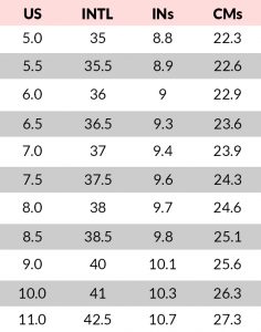 shoeland_size-chart_study-1a